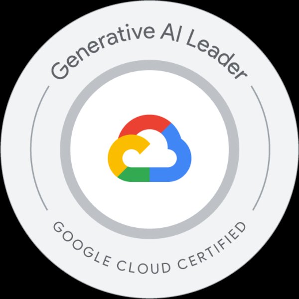 Generative AI Leader Certification badge